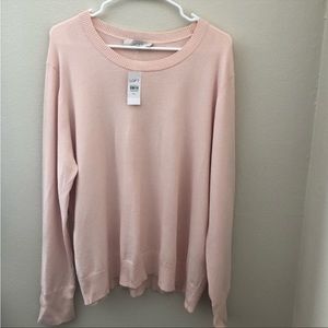 LOFT Pink Sweater XXL NWT